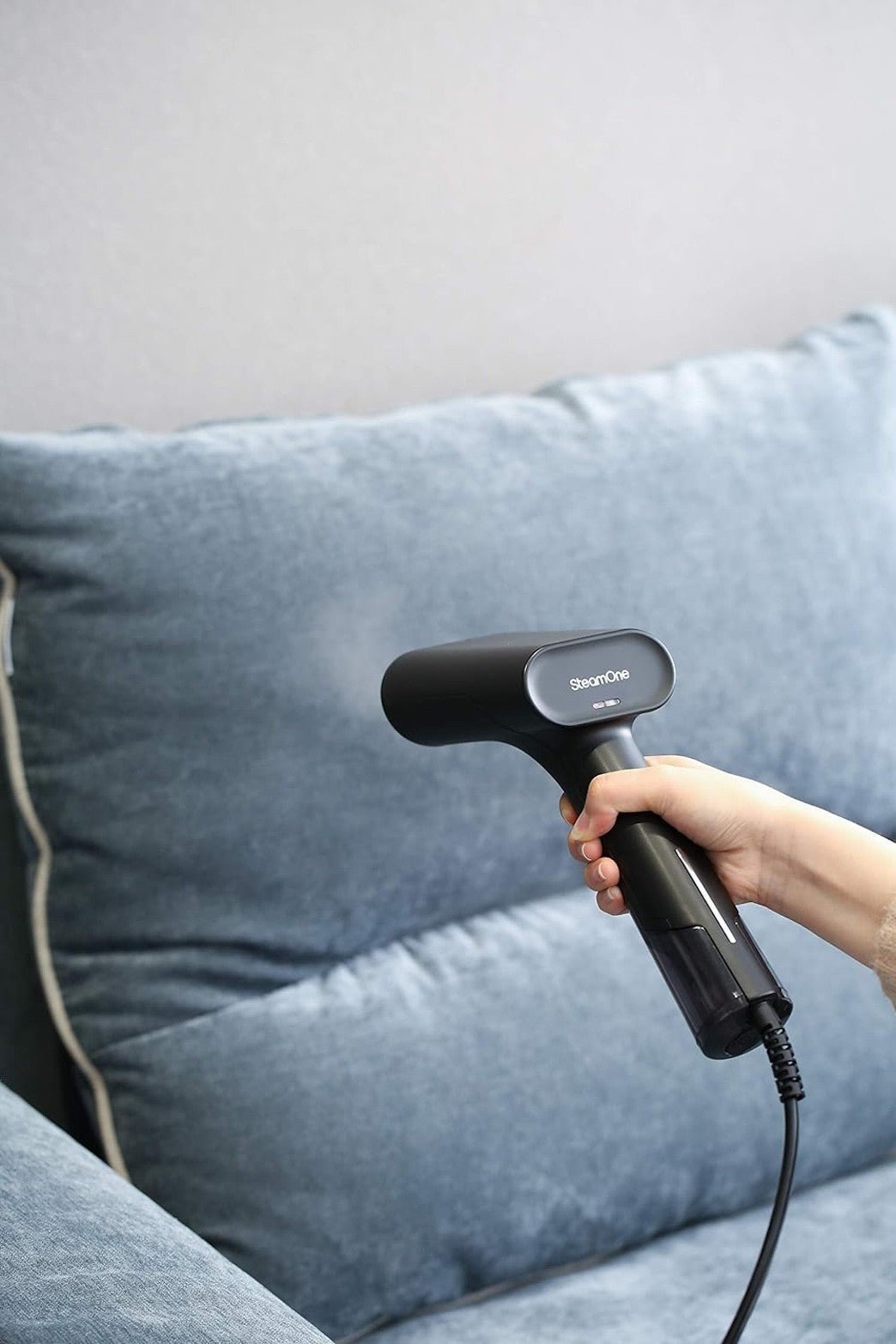 STEAMONE EUDTC75B handheld steamer - black - STEAMONE - Evelostore