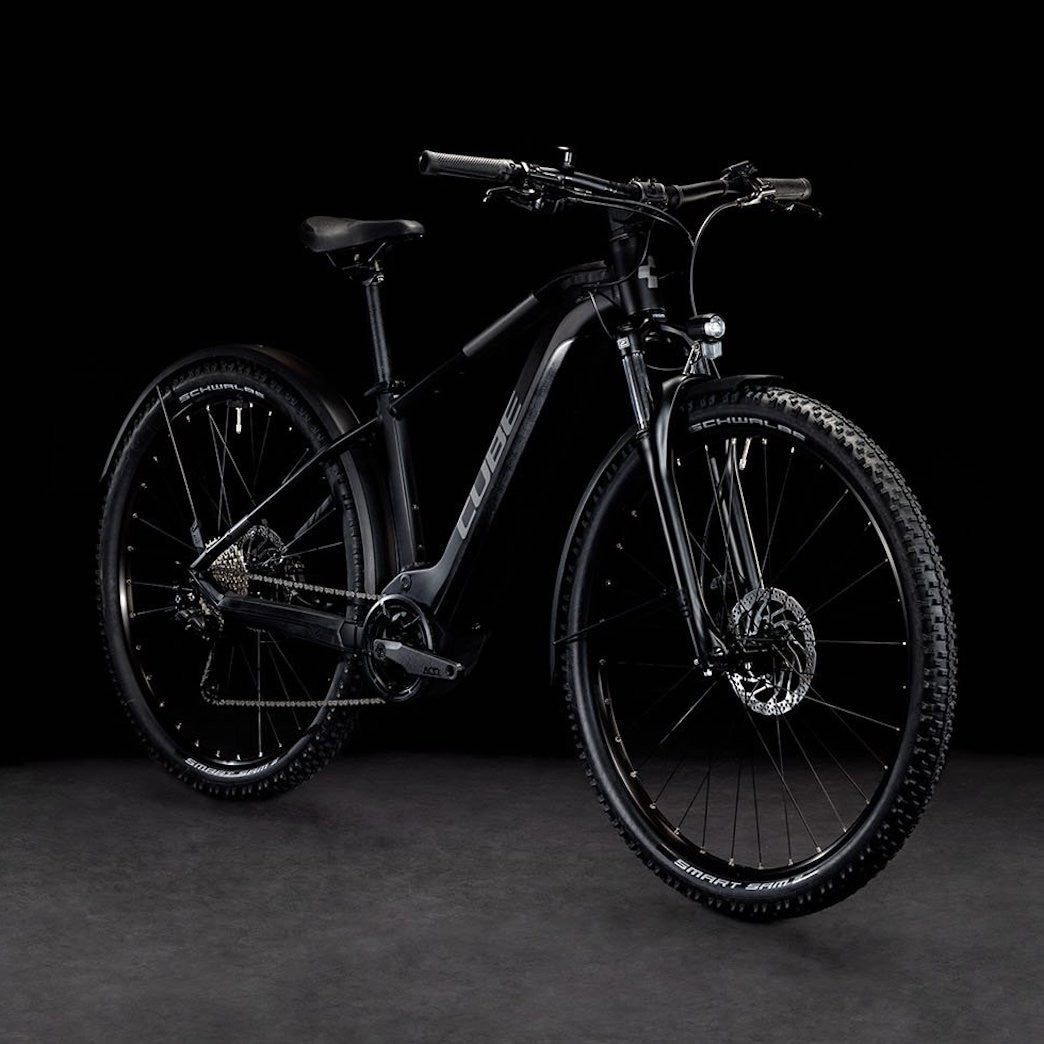 CUBE REACTION HYBRID PERFORMANCE 625 ALLROAD 29 electric bike - black´n´grey