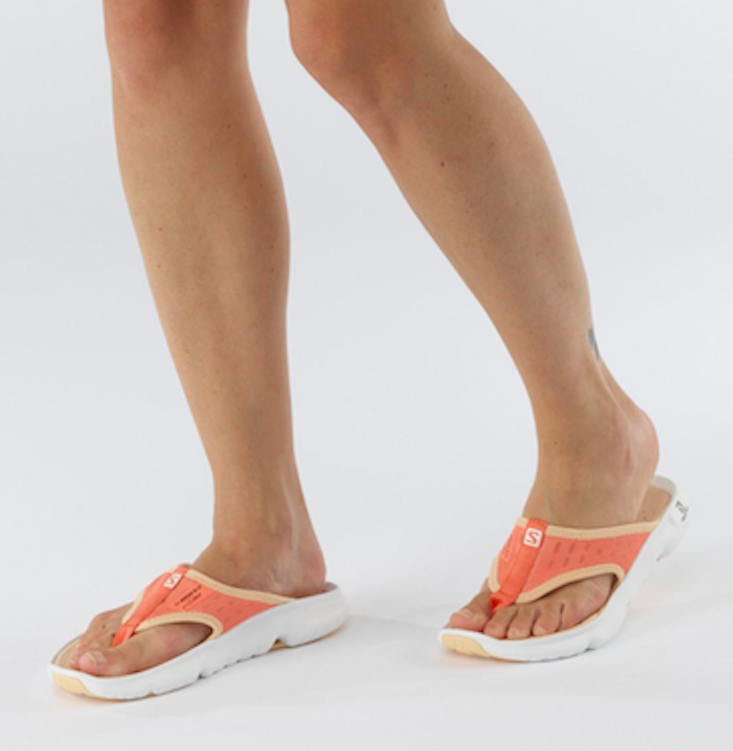 Sandalias de senderismo SALOMON REELAX BREAK 5.0 W - durazno/blanco