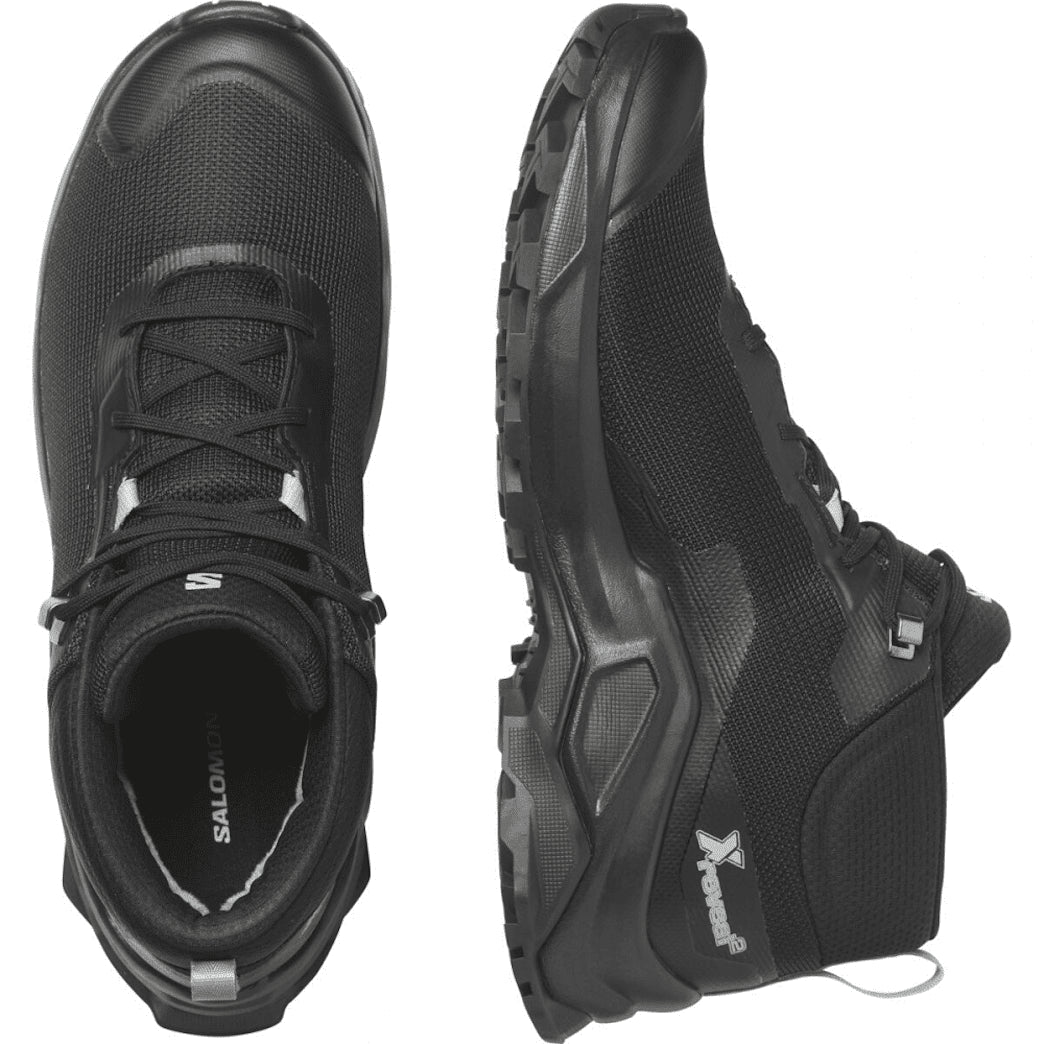 SALOMON X REVEAL CHUKKA CSWP 2 hiking footwear - black - SALOMON - Evelostore