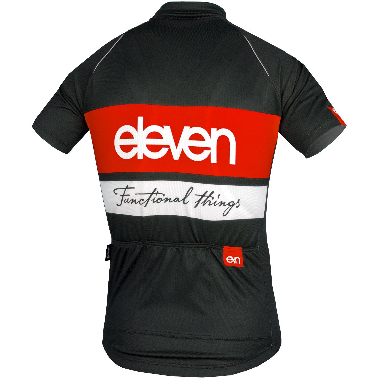ELEVEN SPORTSWEAR Fahrradtrikot HORIZONTAL rot