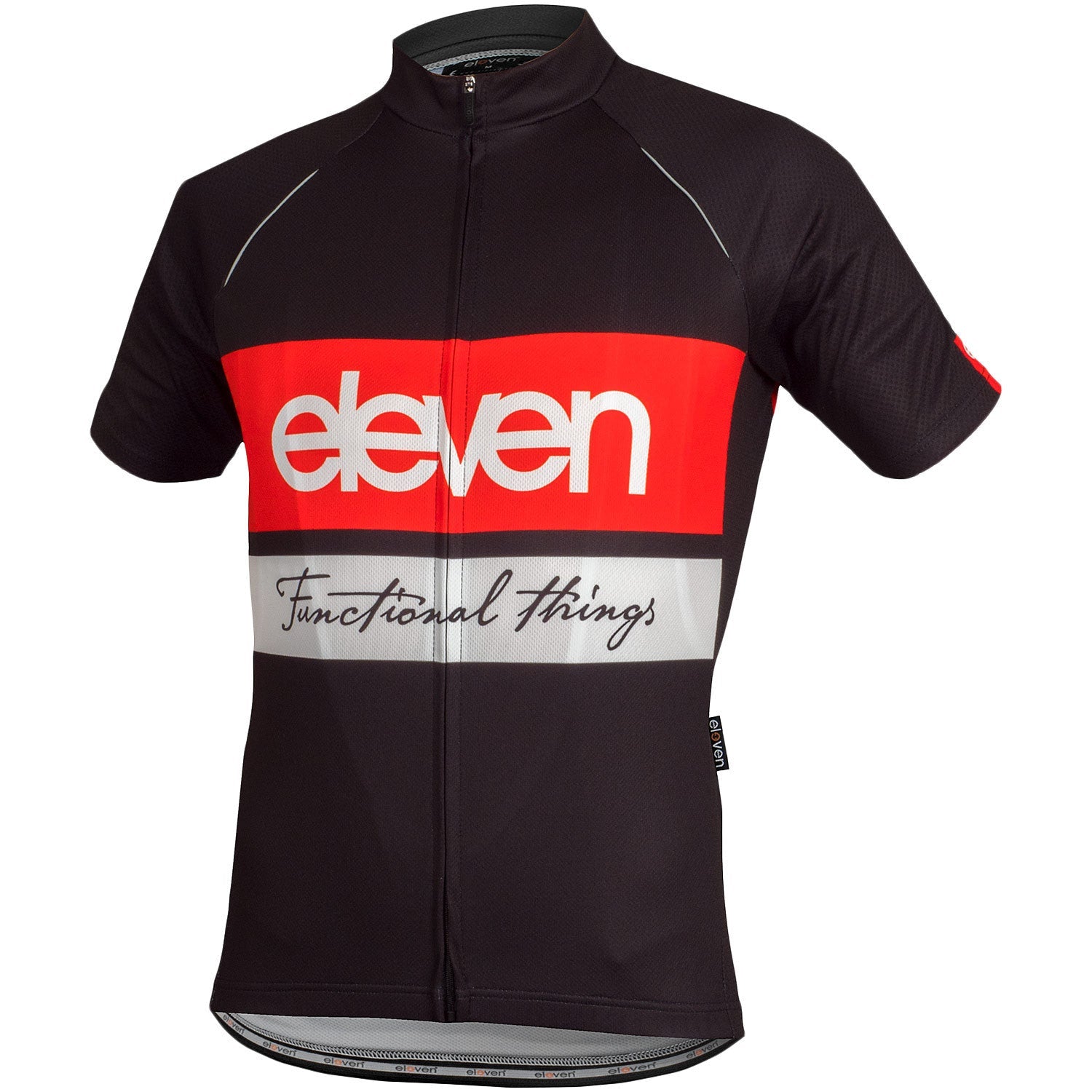 ELEVEN SPORTSWEAR Fahrradtrikot HORIZONTAL rot