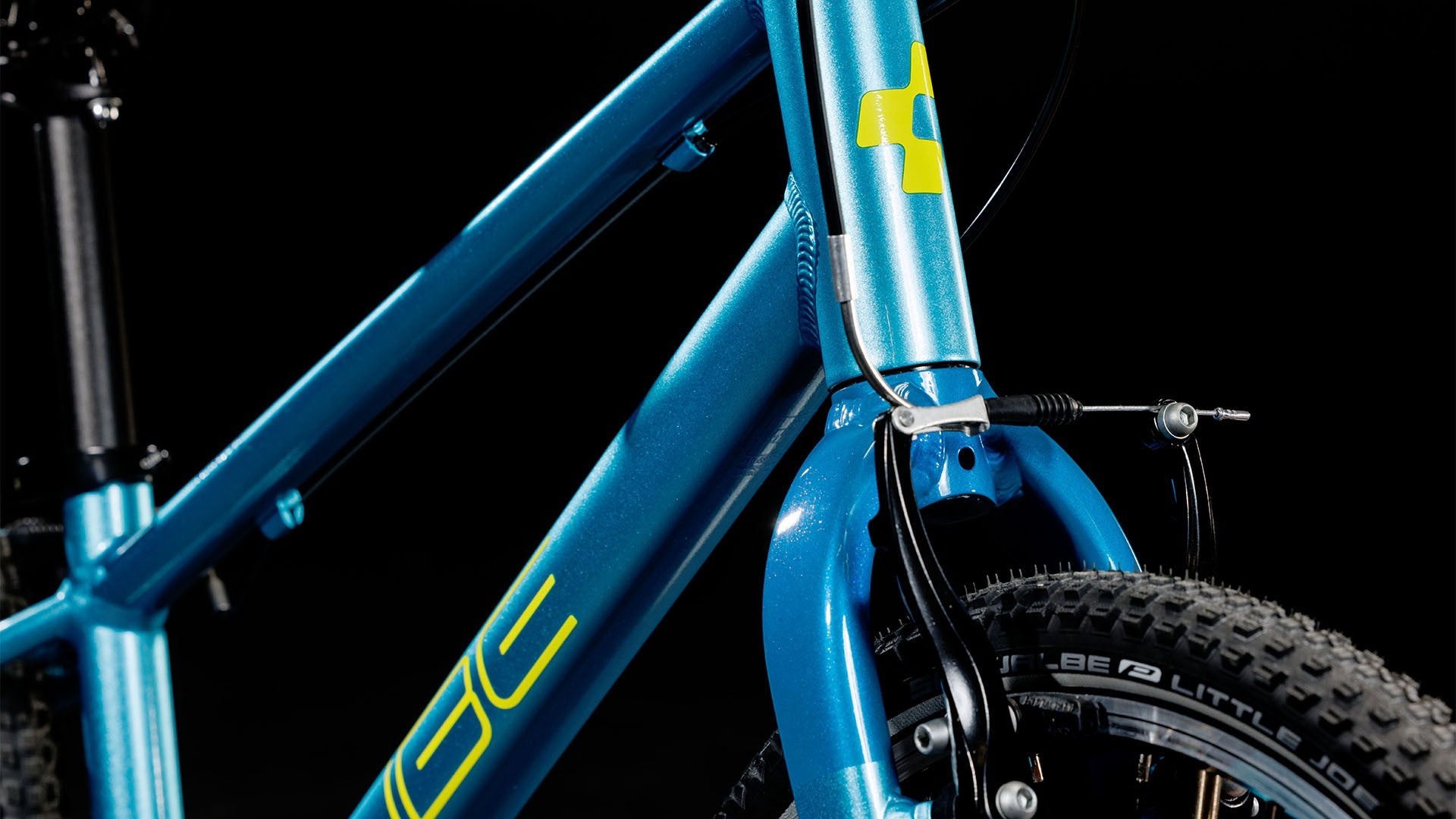 CUBE NUMOVE 200 children bicycle - blue/lime - CUBE - Evelostore