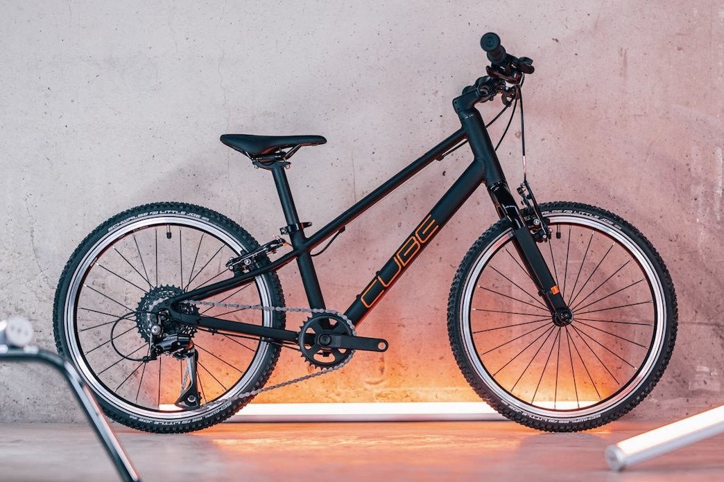 CUBE NUMOVE 200 children bicycle - black/orange - CUBE - Evelostore