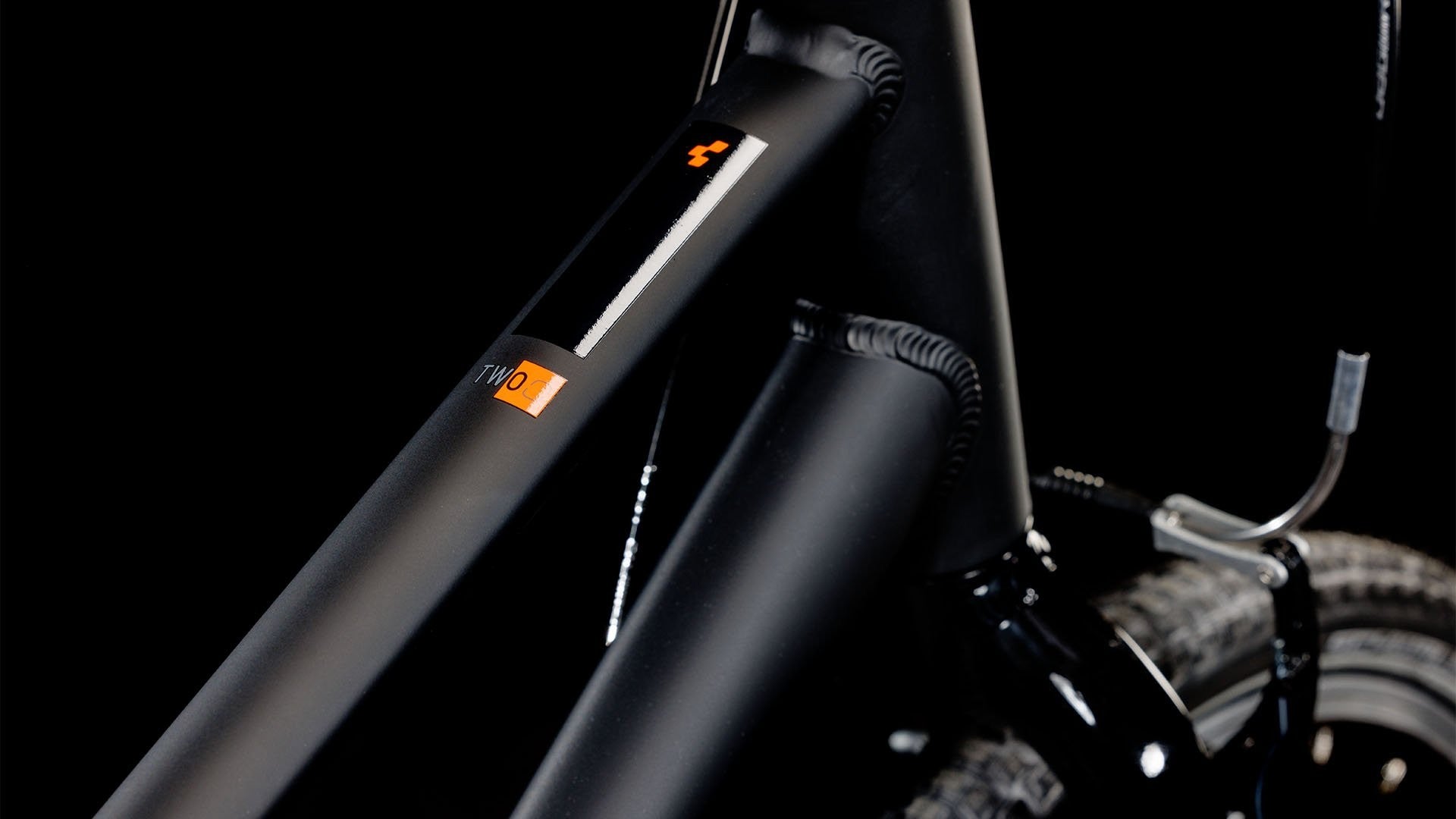 CUBE NUMOVE 200 children bicycle - black/orange - CUBE - Evelostore