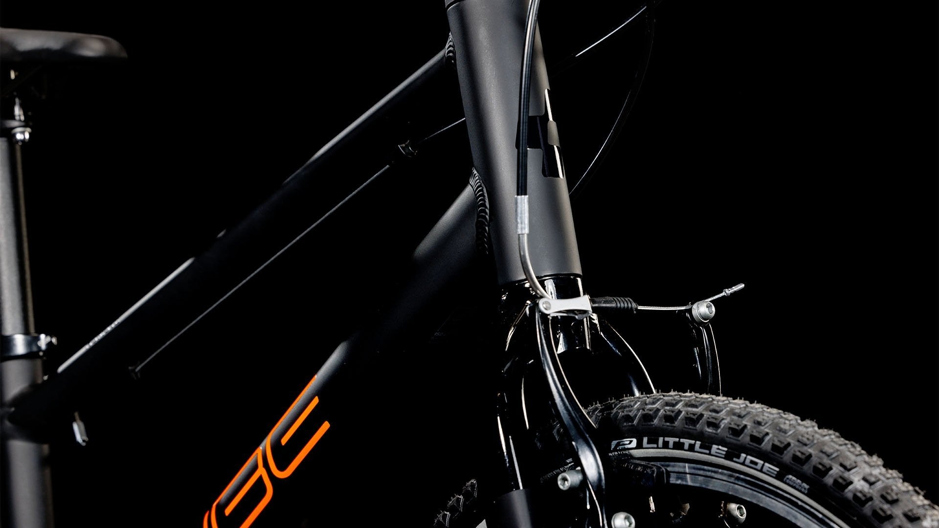 CUBE NUMOVE 200 children bicycle - black/orange - CUBE - Evelostore
