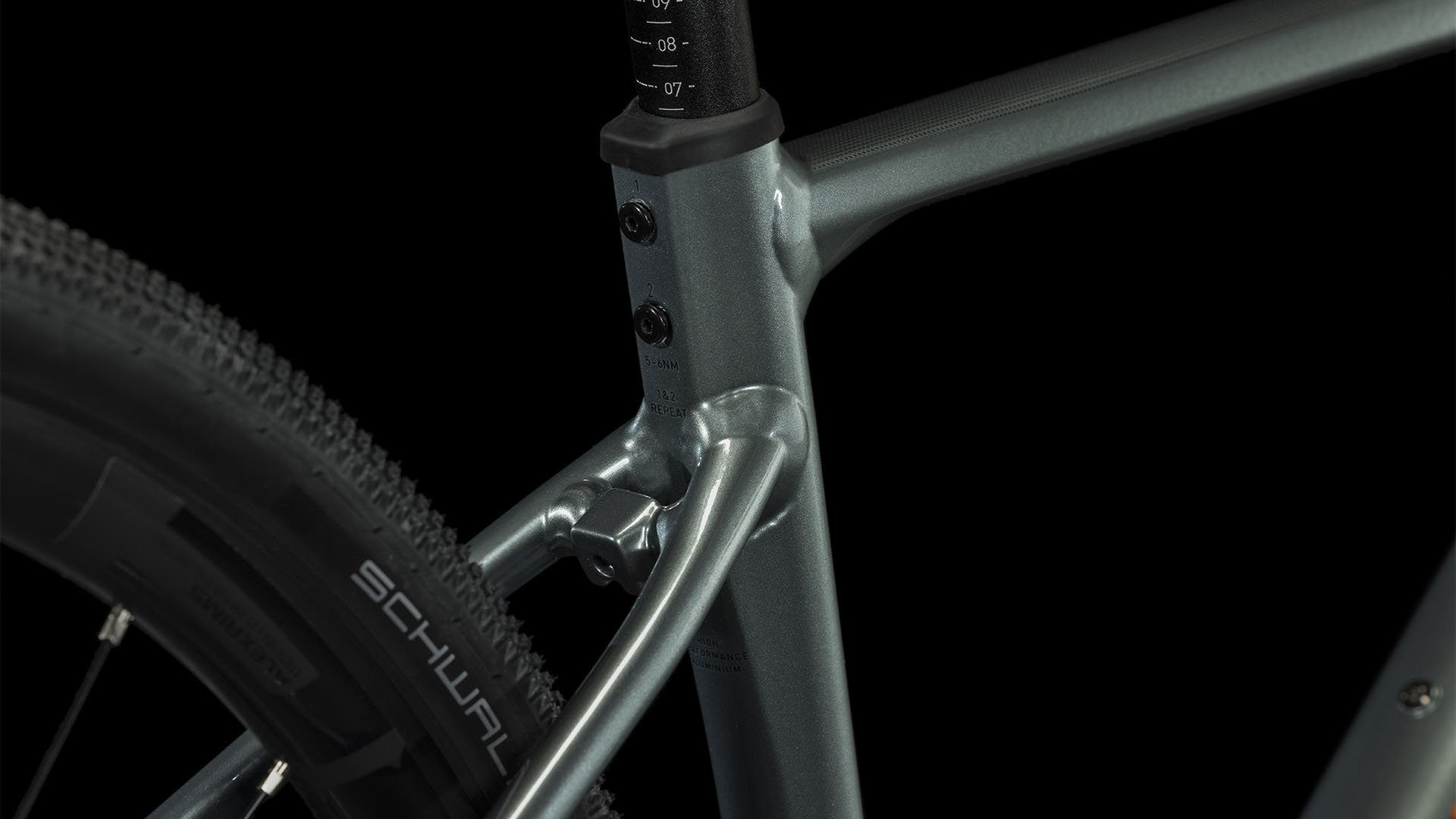 CUBE NUROAD ROOKIE gravel bicycle - smokeyfir/orange - CUBE - Evelostore