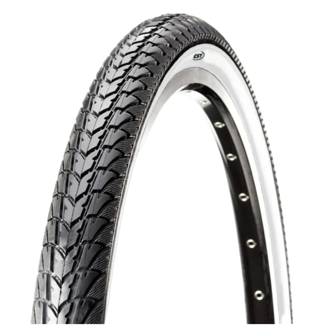 CST C1446 700 x 40C tire - white sidewall - CST - Evelostore