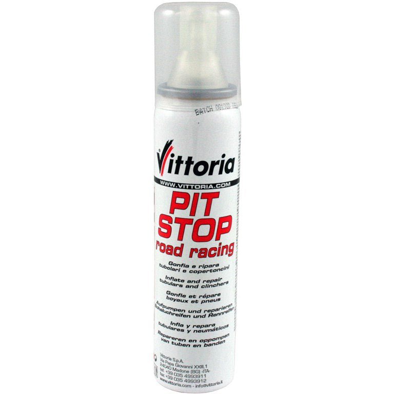 Vittoria Pit Stop Puncture Repair Spray - Road Racing - 75ml