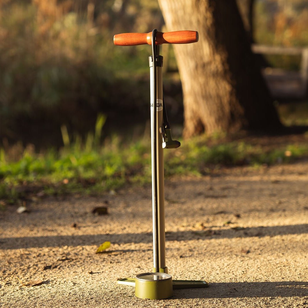 SILCA TERRA floor pump - green - SILCA - Evelostore