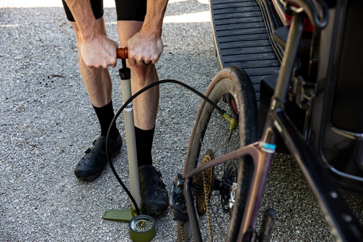 SILCA TERRA floor pump - green - SILCA - Evelostore