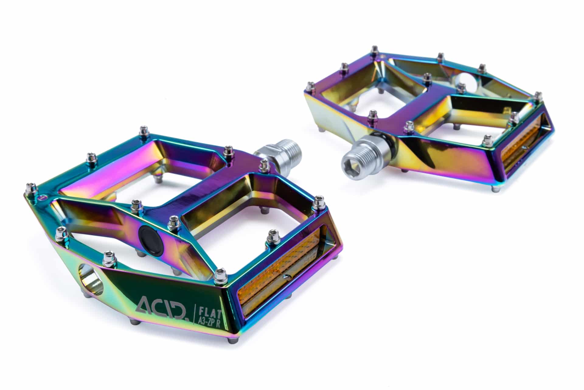 CUBE ACID FLAT A3-ZP R pedalai – alyvos blizgesys