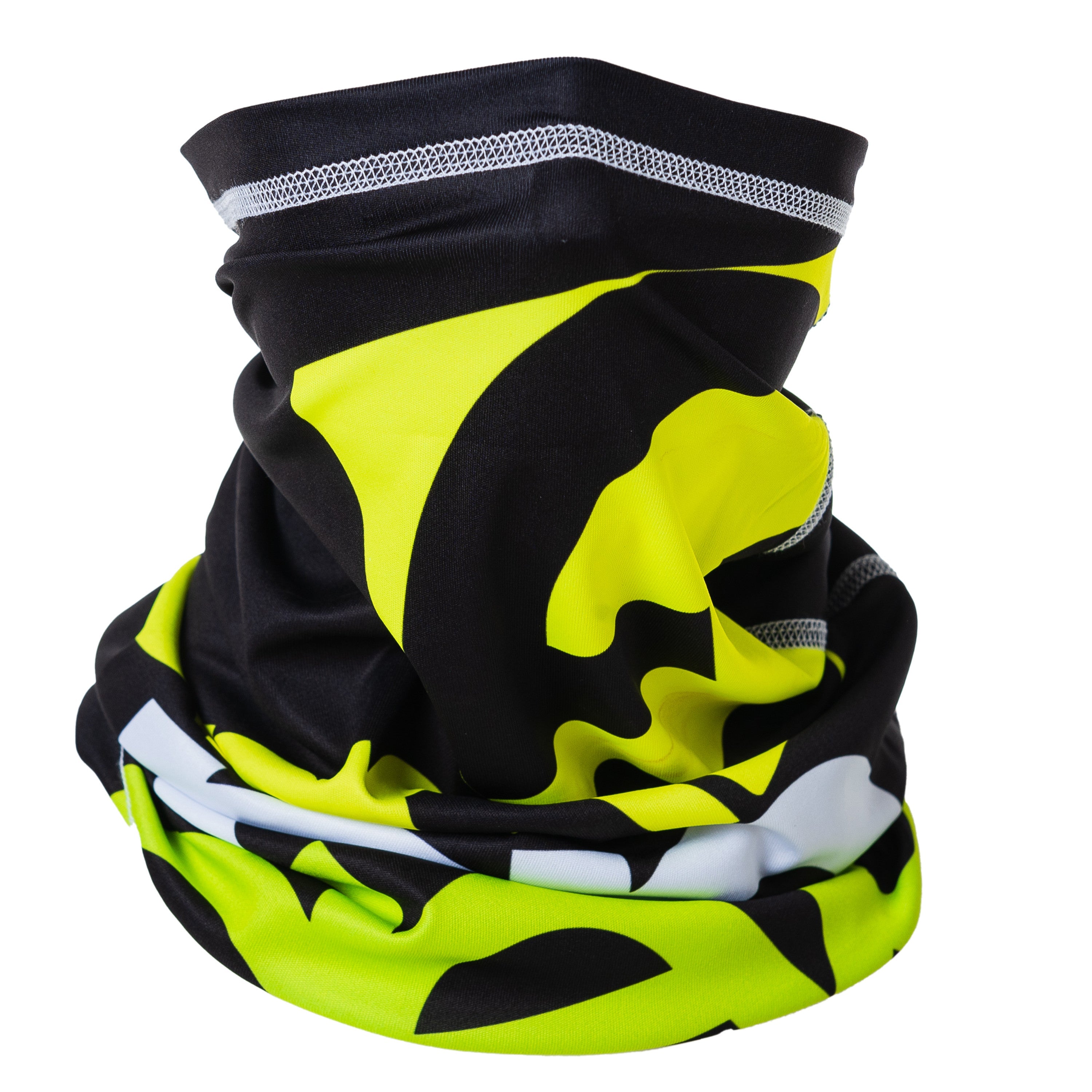 ELEVEN SPORTSWEAR Monitoimihuivi FLUO musta