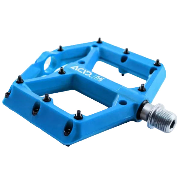 cube pedale blau ACID FLAT P20 Flache Pedale