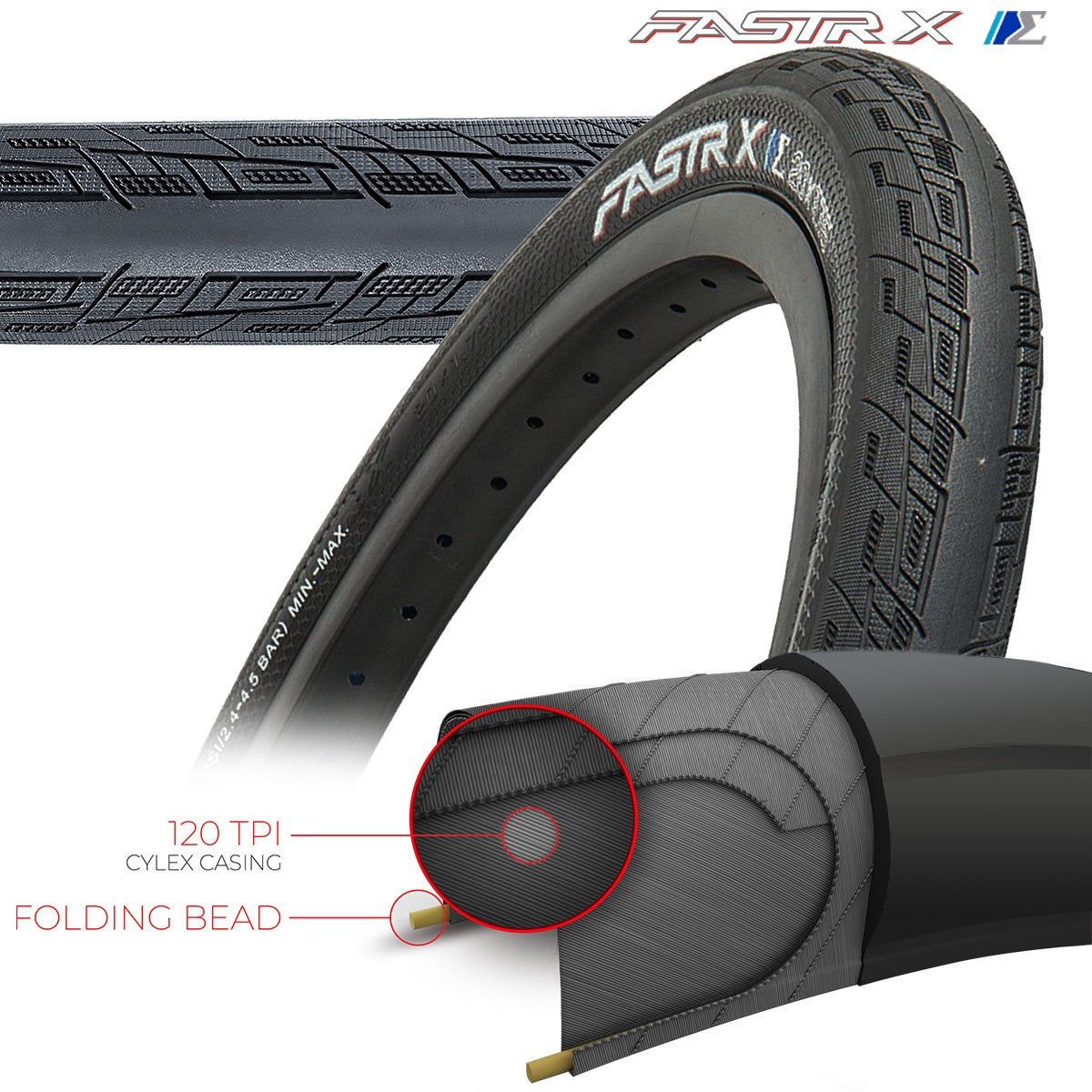 TIOGA FASTR X S-Spec foldable 20 bmx race