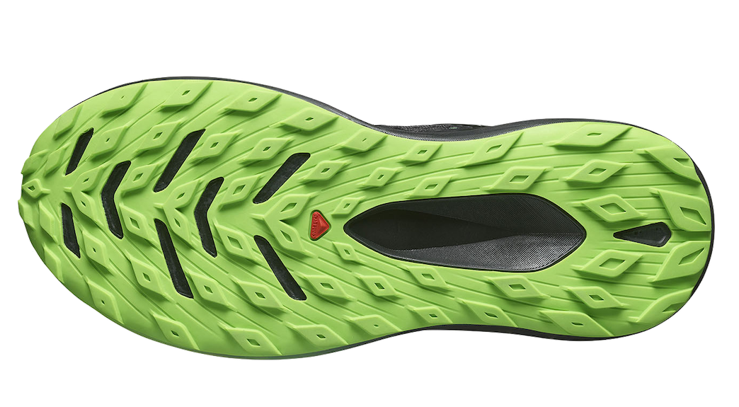 SALOMON GLIDE MAX TR trail running shoes - black/green