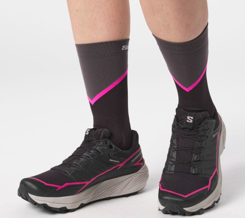 SALOMON THUNDERCROSS GTX W trailløbesko – sort/grå/pink
