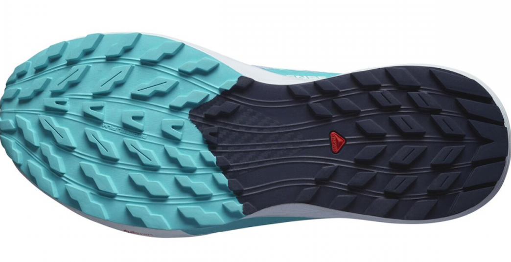 SALOMON SENSE RIDE 5 W trail running shoes - light blue/white