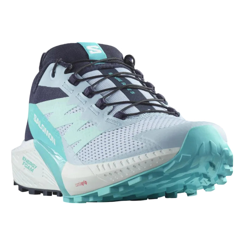 SALOMON SENSE RIDE 5 W trail running shoes - light blue/white