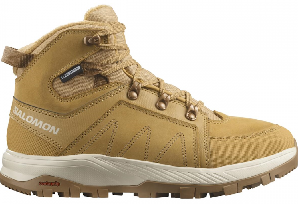 SALOMON OUTCHILL TS CSWP W Winterschuhe - hellbraun/weiß