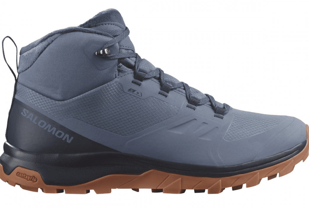 SALOMON OUTSNAP CS WP winter shoes - blue/black - SALOMON - Evelostore