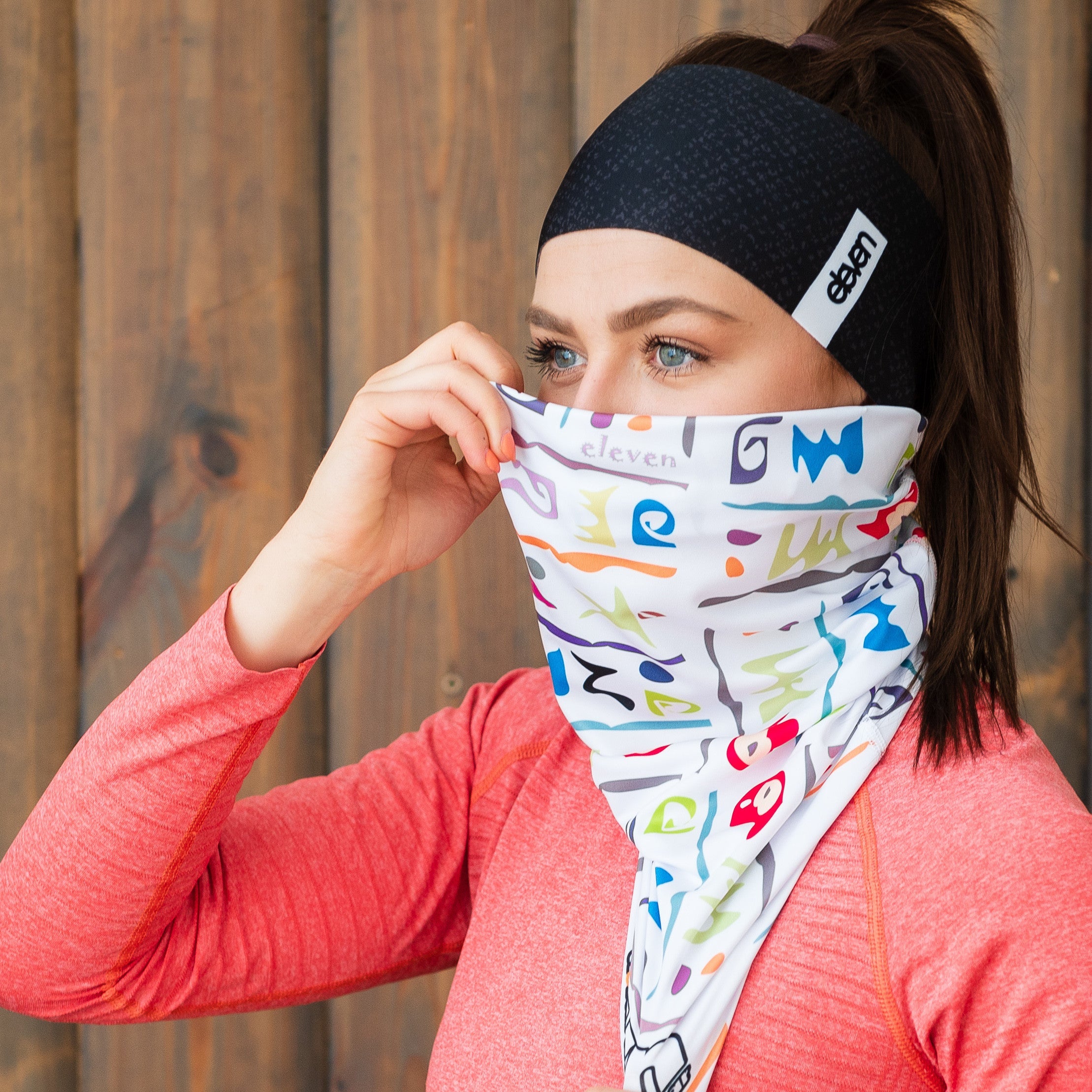ELEVEN SPORTSWEAR Multifunctional scarf INDIAN white
