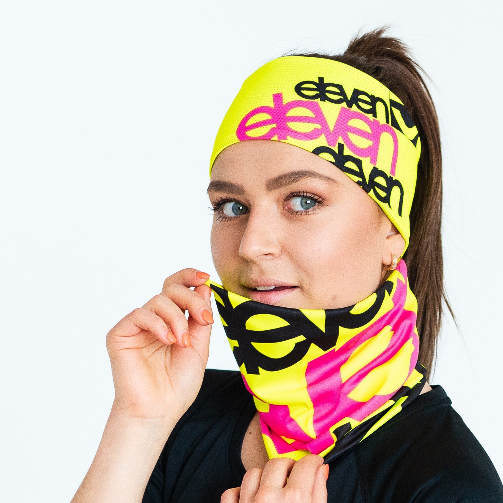 Opaska na głowę ELEVEN SPORTSWEAR Srebrny Fluo F11