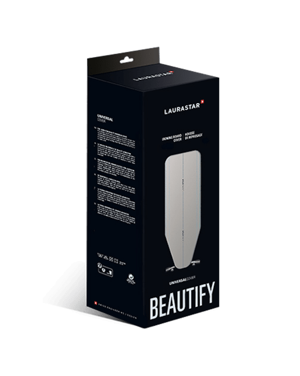 LAURASTAR UNIVERSALCOVER iron board cover - light grey with folding lines - LAURASTAR - Evelostore