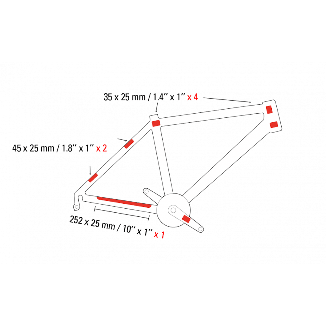 ZEFAL SKIN ARMOR invisble protection kit - S - ZEFAL - Evelostore