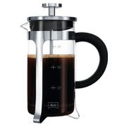 MELITTA FRENCH PRESS PREMIUM 3 cup coffee maker - black/silver - MELITTA - Evelostore