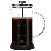 MELITTA FRENCH PRESS STANDART 8 cup coffee maker - black/silver - MELITTA - Evelostore