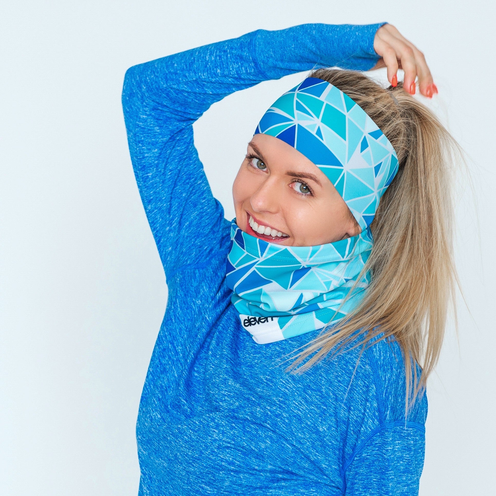 ELEVEN SPORTSWEAR Scaldacollo OUTLINE turchese