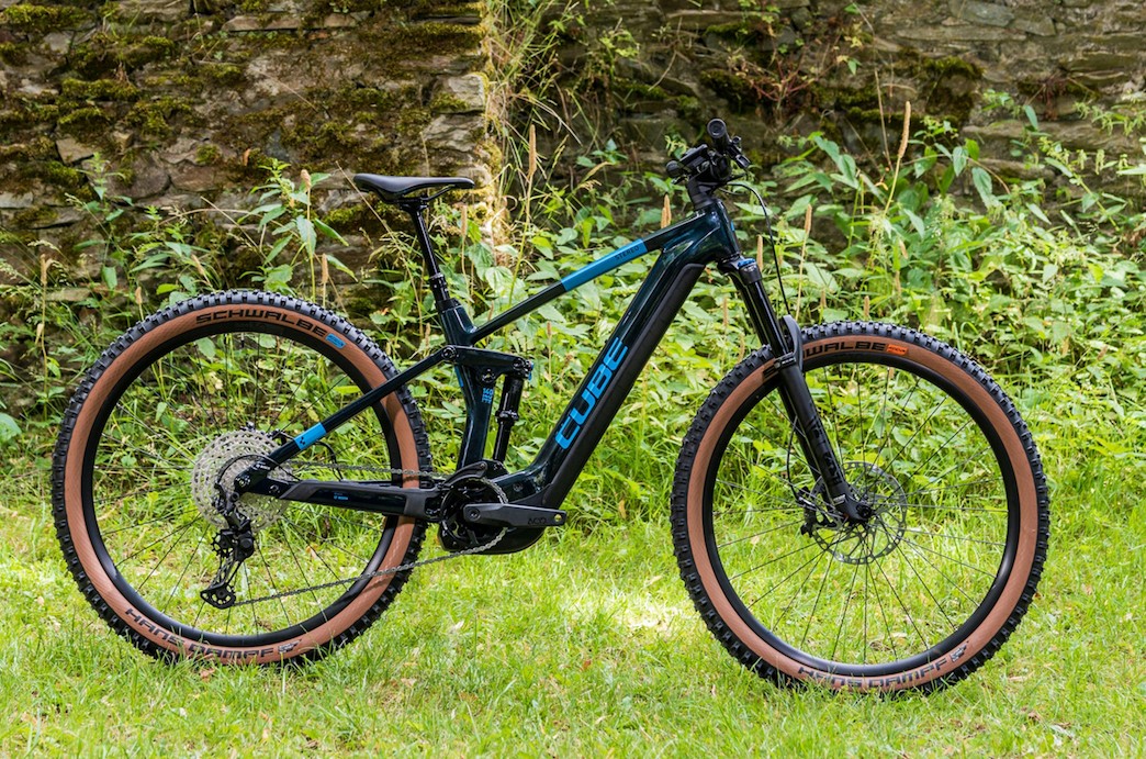 CUBE STEREO HYBRID 140 HPC SLX 750 29 electric mountainbike - liquidblue´n´blue