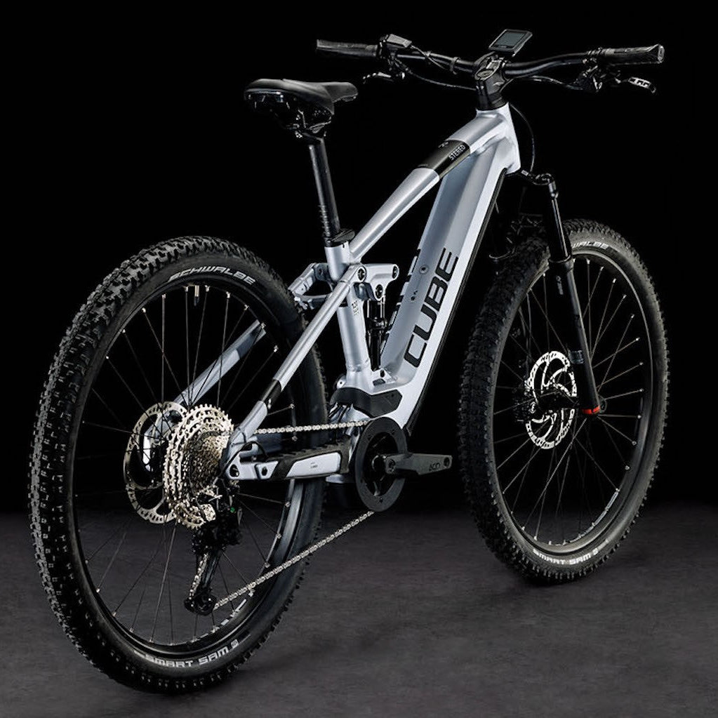 CUBE STEREO HYBRID 120 RACE 750 29 electric mountainbike - polarsilver´n´black
