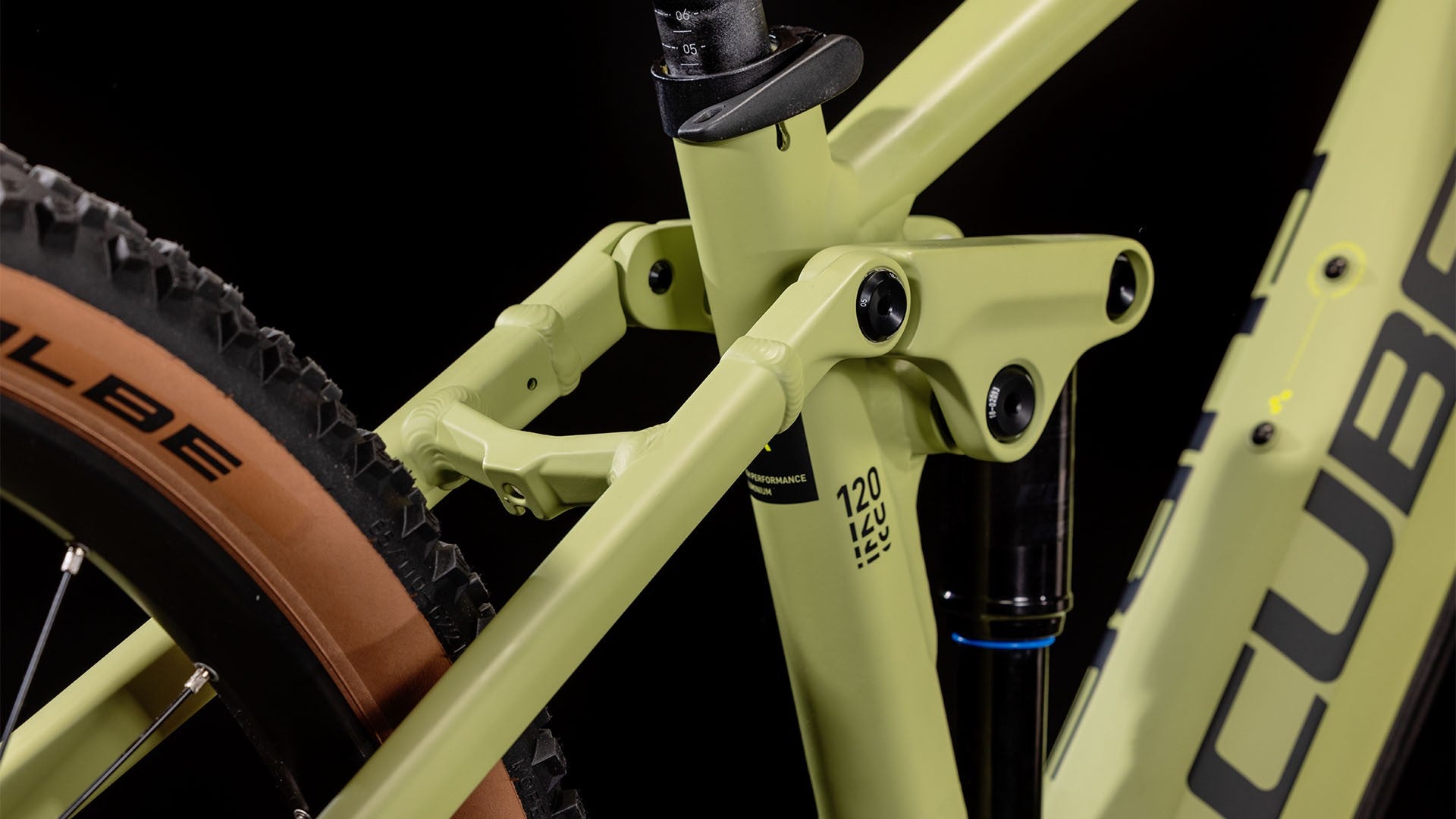 CUBE STEREO HYBRID 120 ONE 750 29 electric bicycle - olive´n´green