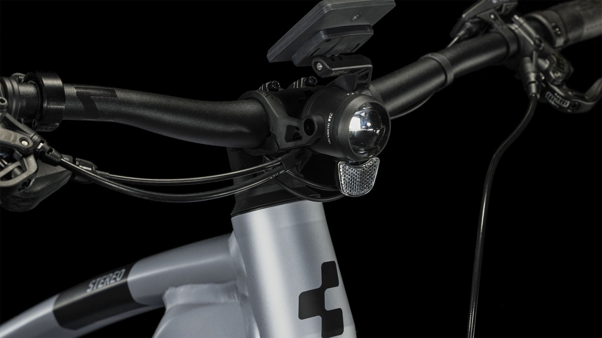CUBE STEREO HYBRID 120 RACE 750 ALLROAD 29 electric mountainbike - polarsilver´n´black
