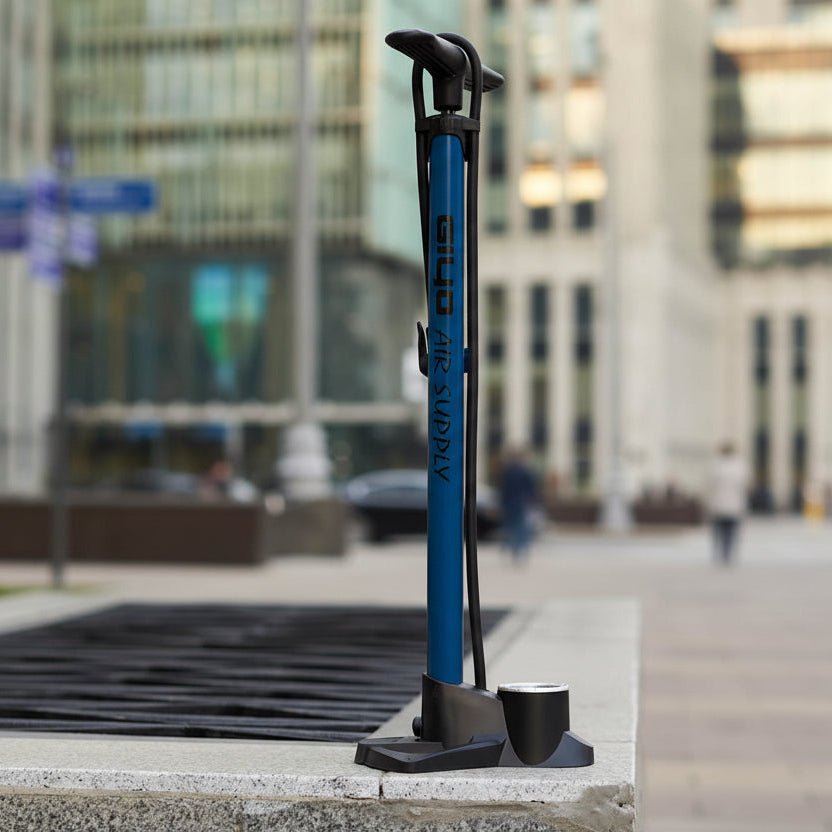 GIYO GF - 38PV floor pump - blue - GIYO - Evelostore