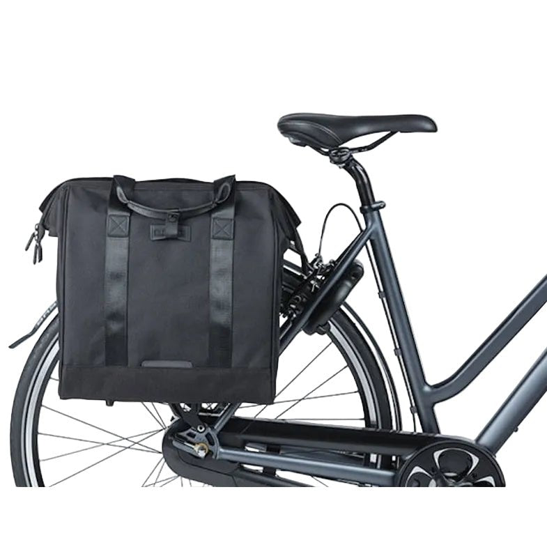 BASIL GRAND 19L bicycle shopper - black - BASIL - Evelostore