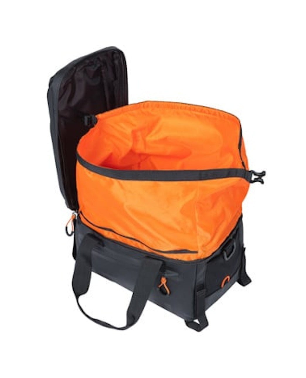 BASIL MILES TARPAULIN 8L bicycle trunk bag - black/orange - BASIL - Evelostore