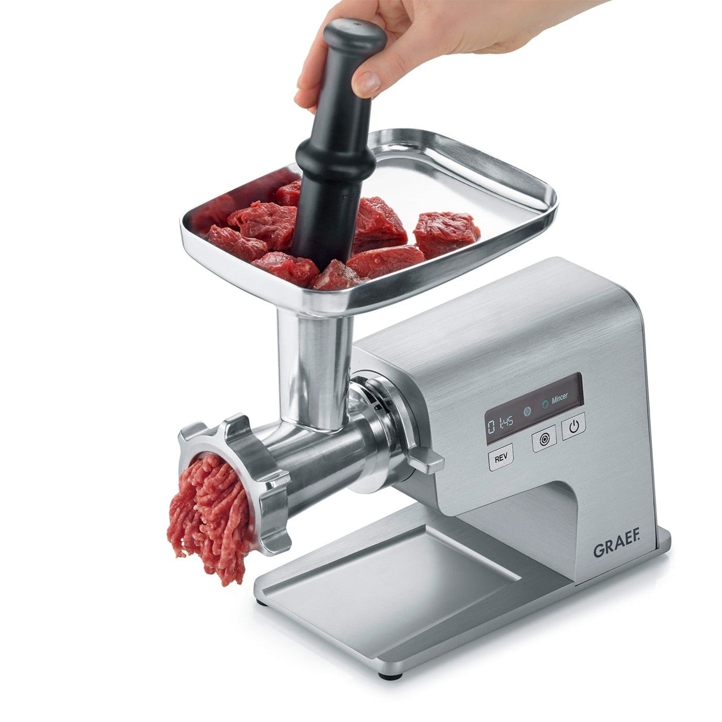GRAEF FW500 MULTIWOLF the meat grinder - silver - GRAEF - Evelostore
