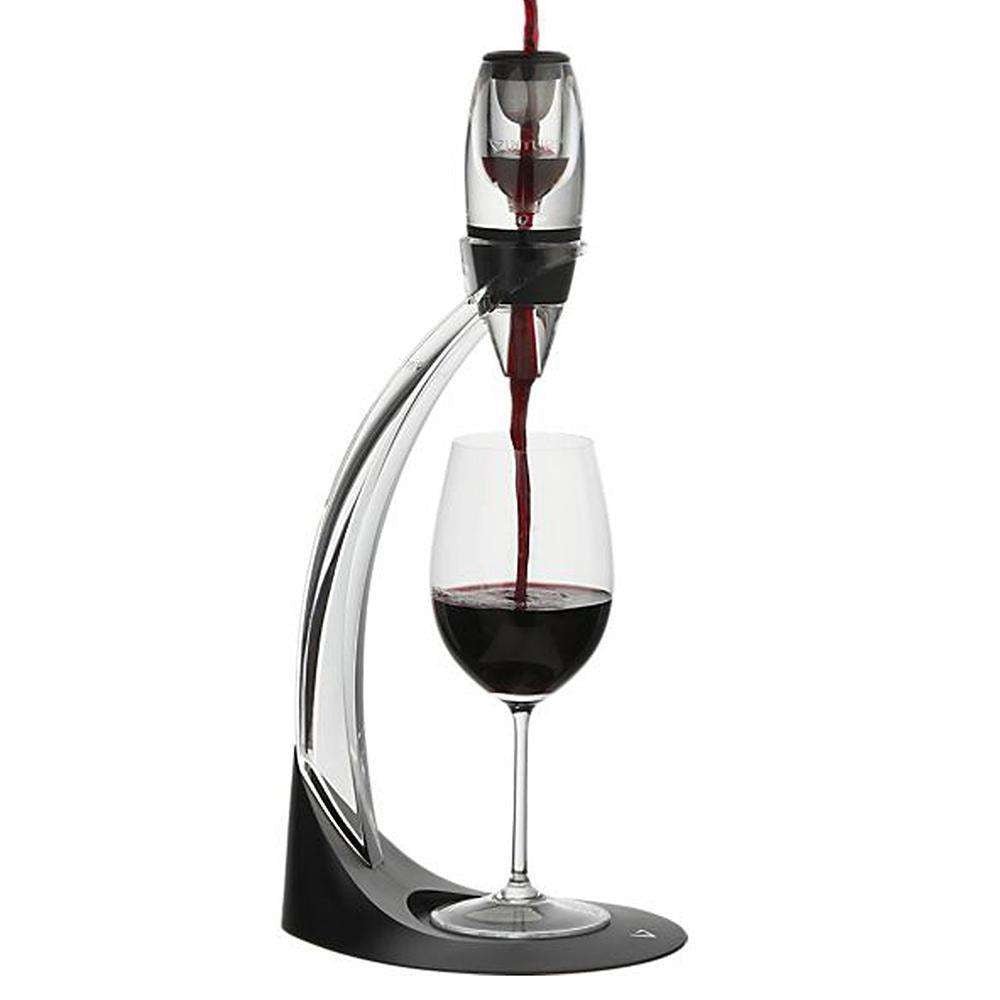 VINTURI V1071 red wine aerator tower set - black - VINTURI - Evelostore