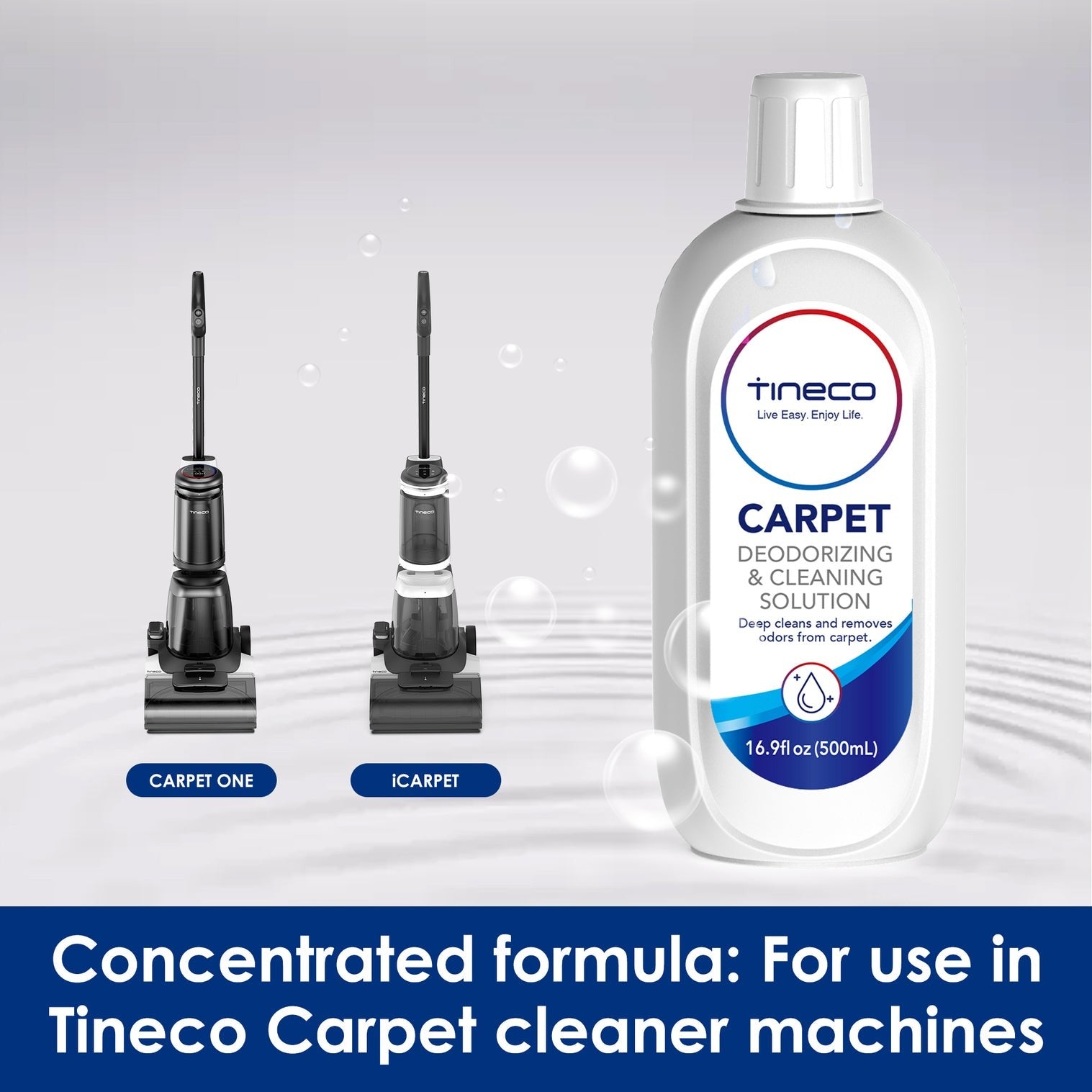 TINECO CARPET ONE series deodorizing & cleaning solution - 1L - TINECO - Evelostore