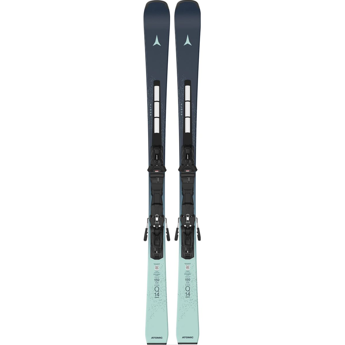ATOMIC CLOUD Q14 Revoshock S + MI 12 GW pisteskis til kvinder - Sort/Salviegrøn