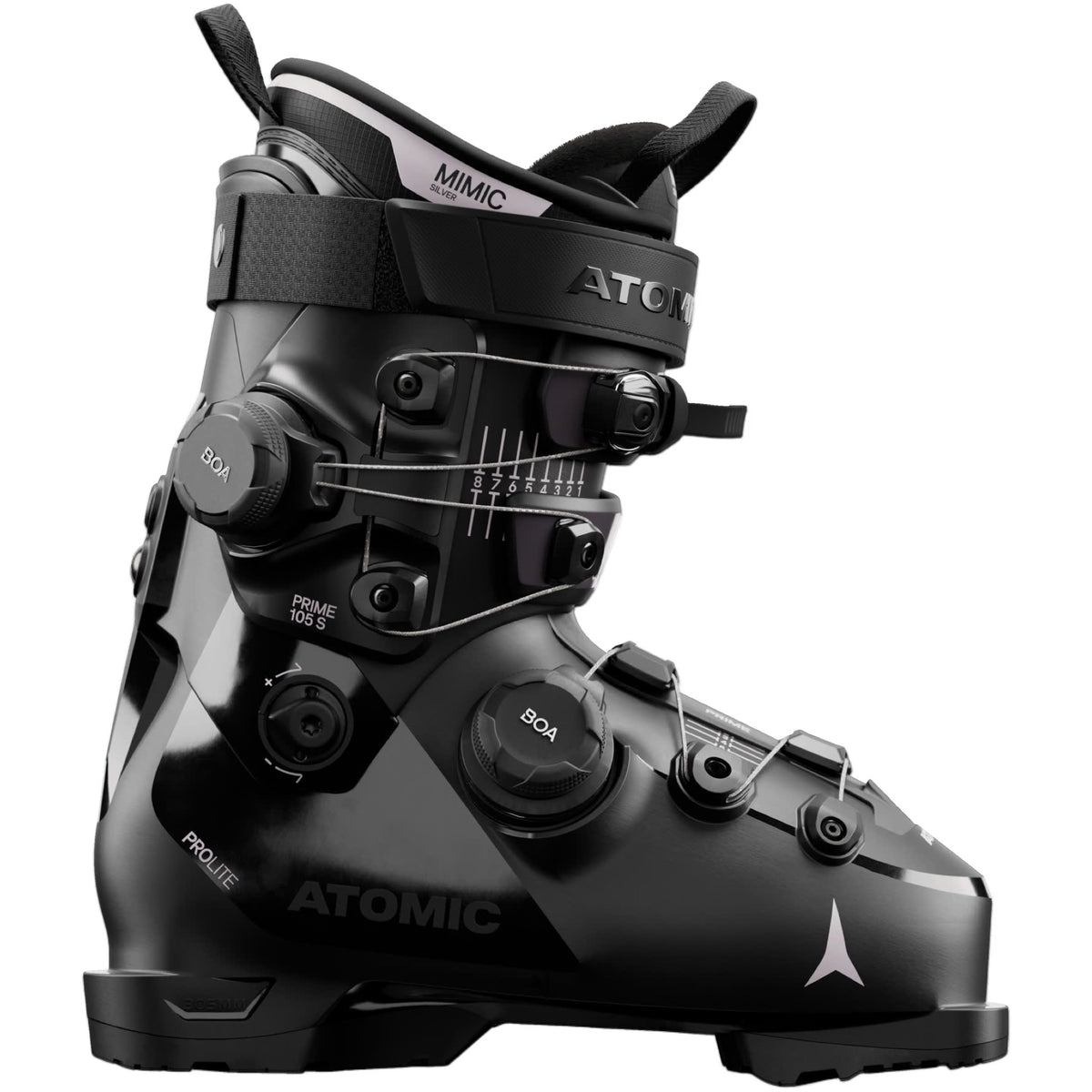 Damskie buty narciarskie ATOMIC HAWX PRIME 105 DUAL BOA W – czarne / Dust
