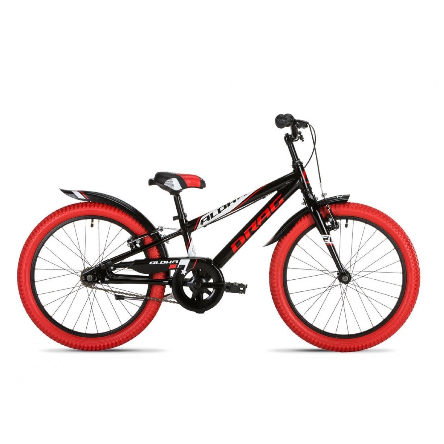 DRAG ALPHA 20 kids bike - red/black