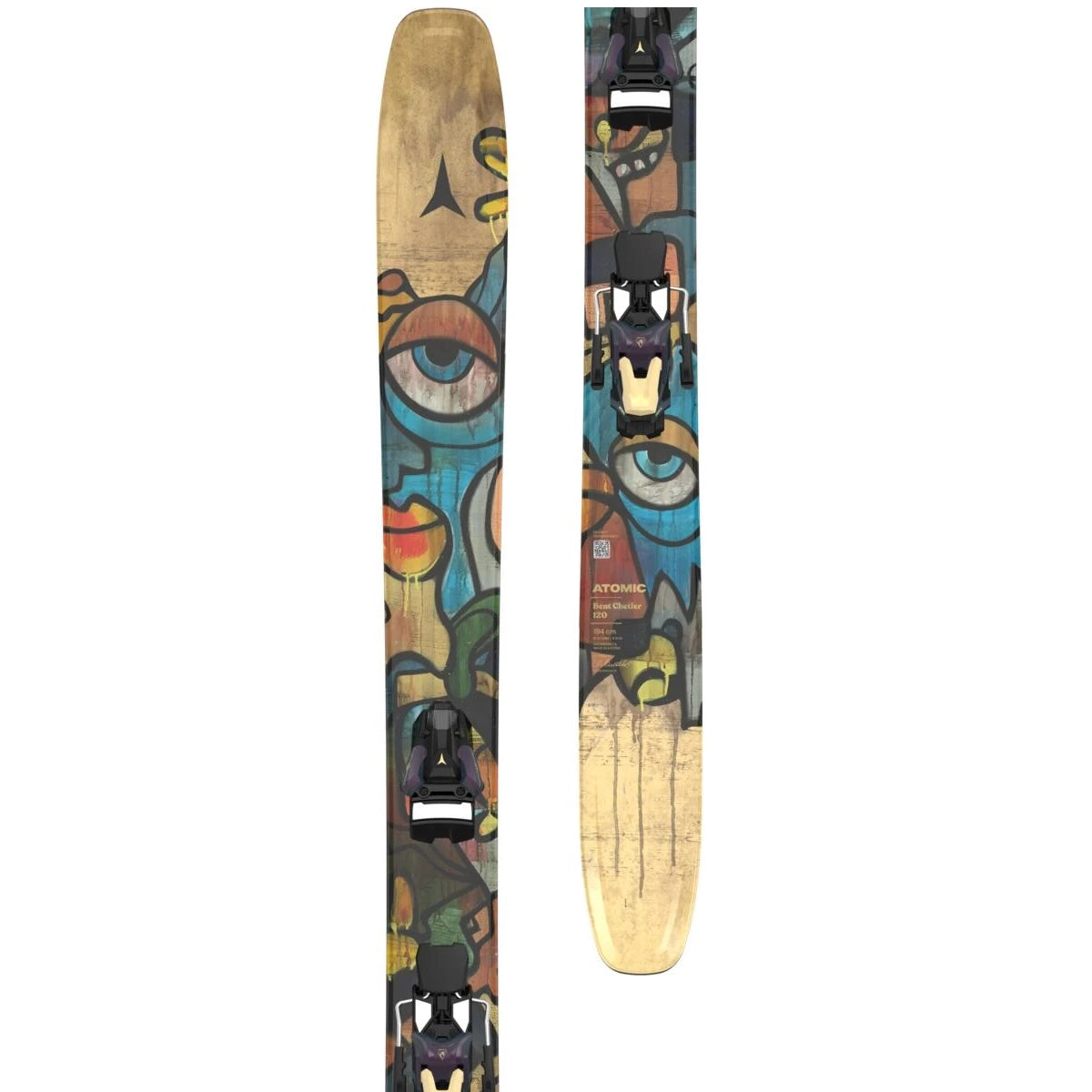 ATOMIC BENT CHETLER 120 + Strive 14 GW freerideskidor, set