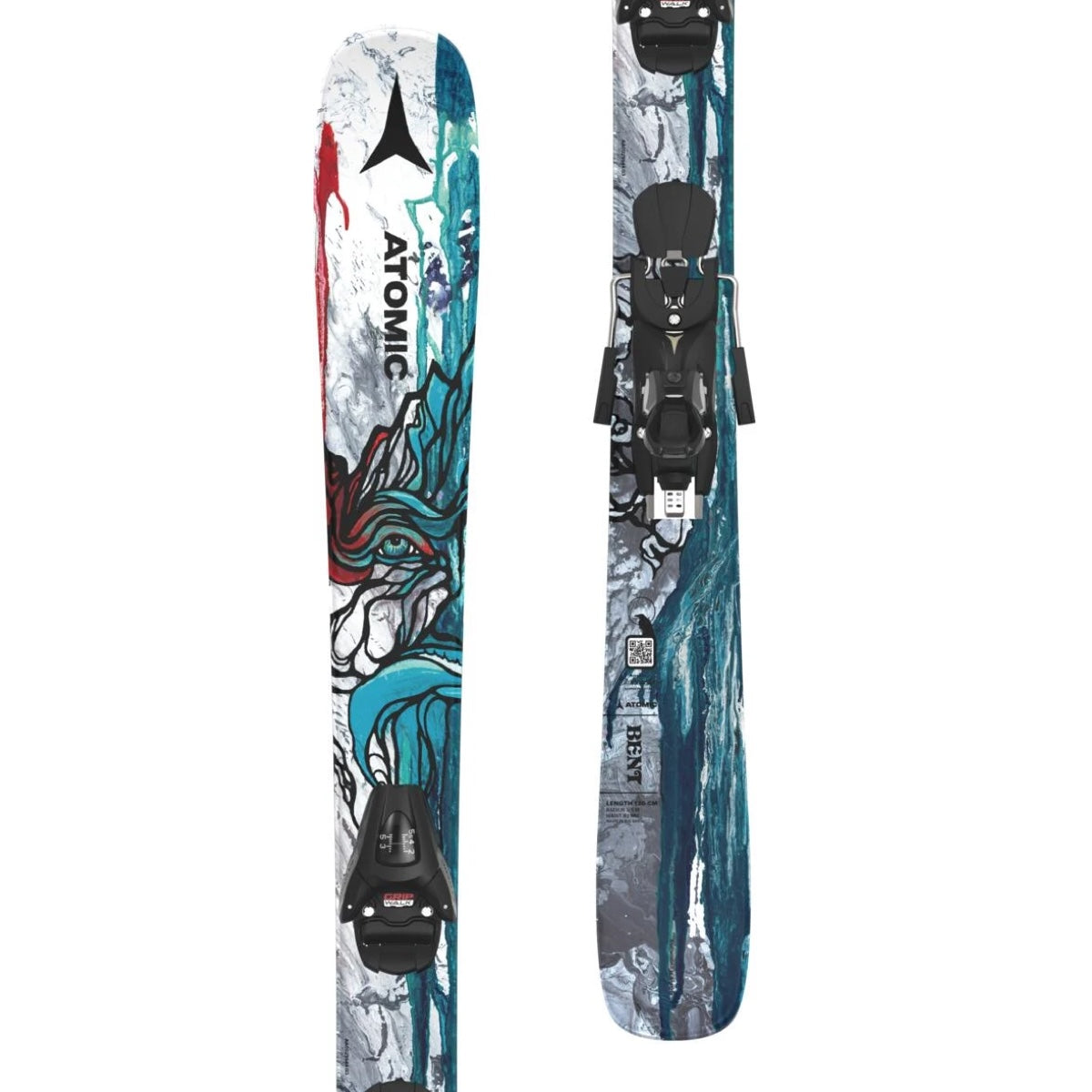 Skis freeride ATOMIC BENT JR avec fixations Colt 7 GW