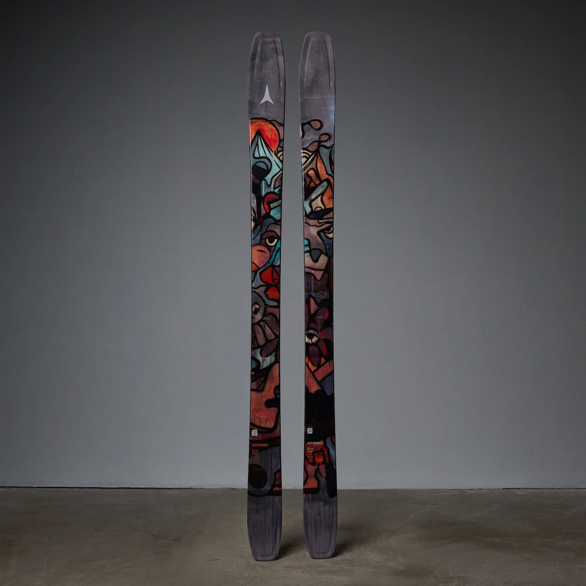 Narty freeride all-mountain ATOMIC BENT 100 + STRIVE 12 GW z wiązaniami