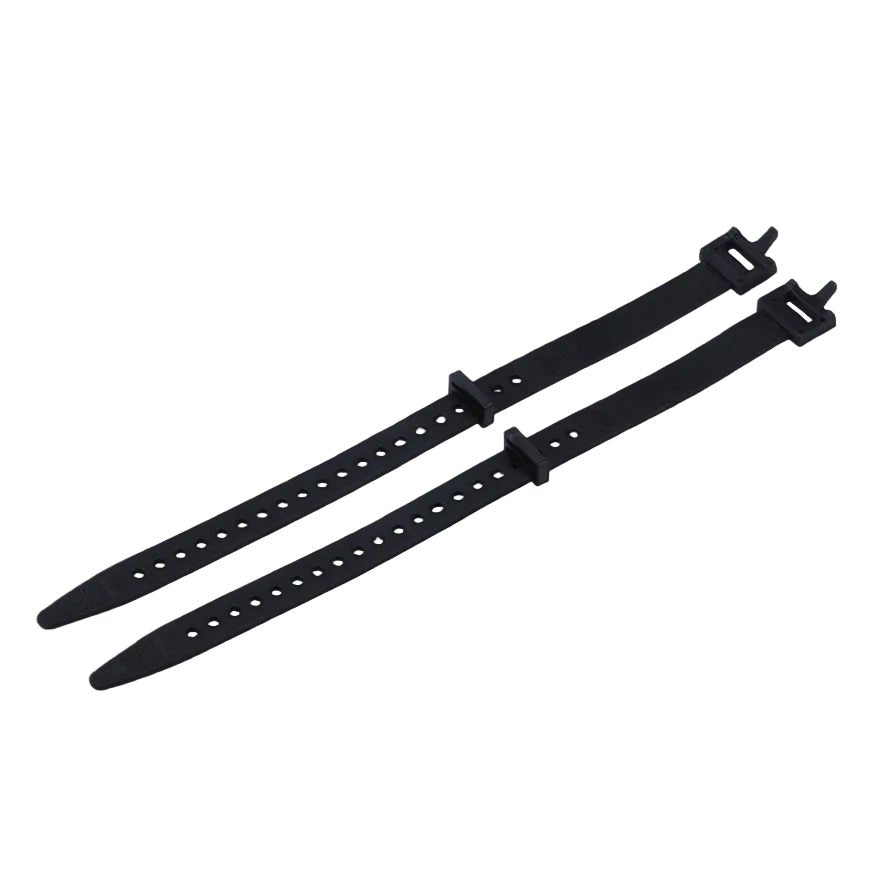 BBB BSB - 161M CARGOSTRAPS M (2 pcs) carrier bag straps - black - BBB - Evelostore