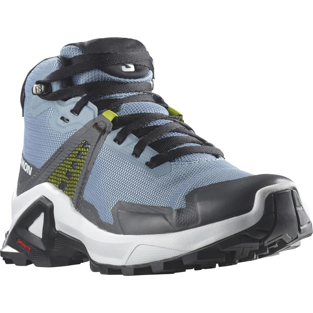 SALOMON X Raise Mid GTX J kid's shoes - light blue/grey/white